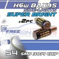 BAX9S H6w 54 SMD 3014 CANBUS ERROR FREE to fit BMW F30 Audi TT MK1..
